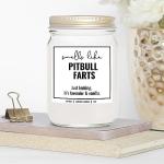 Pitbull Farts Soy Candle for Dog Lovers