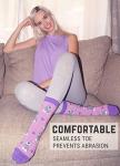 Schnauzer Purple Comfort Socks for Women