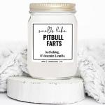 Pitbull Farts Soy Candle for Dog Lovers