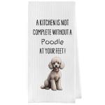 Funny Poodle Dish Towels for Dog Lovers