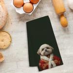 Shih Tzu Christmas Kitchen Towels for Dog Lovers
