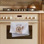 Funny Golden Retriever Chef Kitchen Towels - Perfect Gift