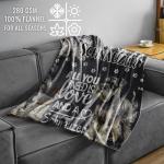 Schnauzer Flannel Throw Blanket for Dog Lovers