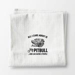 Pitbull Love Kitchen Towels for Dog Lovers