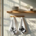 French Bulldog Hand Towels Set for Dog Lovers