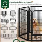 Yaheetech Heavy Duty Dog Playpen for Outdoors