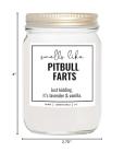 Pitbull Farts Soy Candle for Dog Lovers
