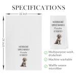 Funny Poodle Dish Towels for Dog Lovers