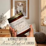 Aussie Shepherd Candle - "Life is Better