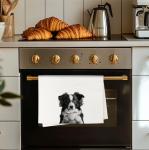 Funny Border Collie Kitchen Towels for Dog Lovers