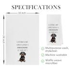 Funny Dachshund Dish Towels Set for Dog Lovers