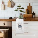 Funny Husky Kitchen Dish Towels for Dog Lovers
