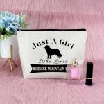 Bernese Mountain Dog Lovers Makeup Bag
