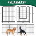 Heavy Duty Metal Dog Playpen for Any Size