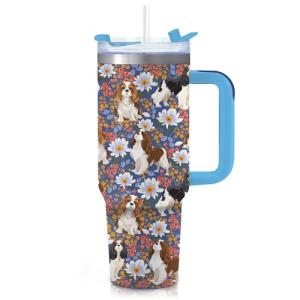 Cavalier King Charles Spaniel Travel Tumbler for Dog Moms