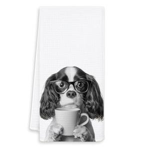 Funny Cavalier King Kitchen Towels for Dog Lovers