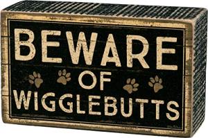 Wigglebutts Welcome Sign for Dog Lovers