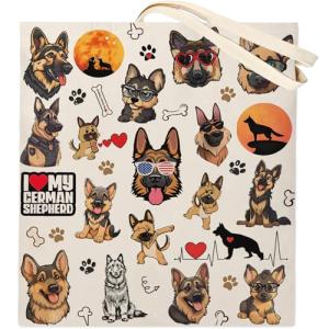 German Shepherd Tote Bag for Dog Lovers