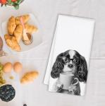 Funny Cavalier King Kitchen Towels for Dog Lovers