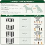 Yaheetech 40" Indoor Heavy Duty Dog Playpen