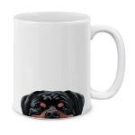 Rottweiler Dog Ceramic Coffee Mug, 11 OZ