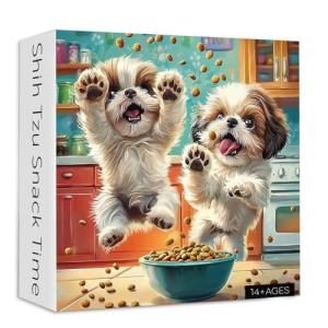 Shih Tzu Snack Time Jigsaw Puzzle - 1000 Pieces