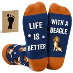 Beagle and Basset Hound Socks for Dog Lovers