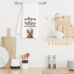 Funny Yorkshire Terrier Hand Towels for Dog Lovers