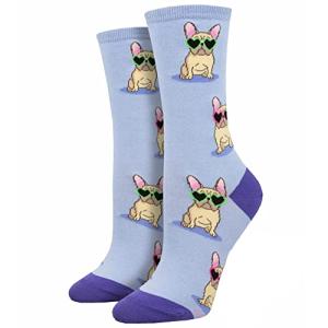 Frenchie Fashion Crew Socks for Dog Lovers