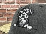 Embroidered Rottweiler Baseball Hat for Dog Lovers