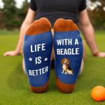 Beagle and Basset Hound Socks for Dog Lovers