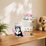 Rottweiler Mom Appreciation Heart Plaque Gift