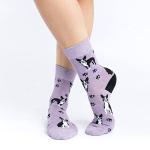 Boston Terrier Dog Socks for Women, Size 5-9