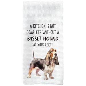 Basset Hound Kitchen Towels for Dog Lovers
