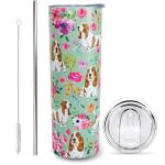 Cute Basset Hound Travel Mug for Dog Lovers