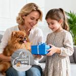Funny Dog Mom Pomeranian Acrylic Keepsake Award