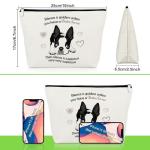 Boston Terrier Makeup Bag for Dog Moms