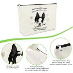 Boston Terrier Makeup Bag for Dog Moms