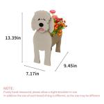 Cute Golden Doodle Dog Planter for Pet Lovers