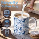 Dachshund Floral Coffee Mugs for Dog Lovers