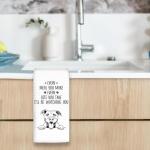 Cute Pitbull Kitchen Towels for Dog Lovers