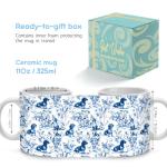 Dachshund Floral Coffee Mugs for Dog Lovers