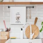 Maltese Glitter Kitchen Towels for Dog Lovers