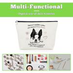Boston Terrier Makeup Bag for Dog Moms
