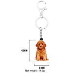 Golden Doodle Keychain - Adorable Dog Lover Gift