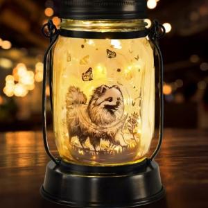 Pomeranian Solar Lanterns for Dog Lovers