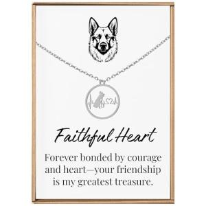 German Shepherd Gift Necklace for Dog Moms