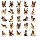 Cute German Shepherd Dog Stickers - 50 PCS