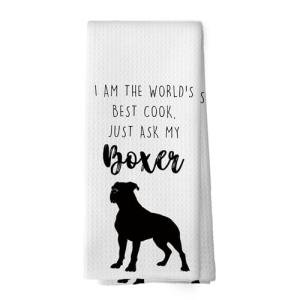 Boxer Dog Kitchen Towels for Dog Lovers