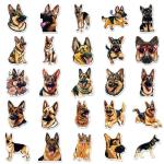 Cute German Shepherd Dog Stickers - 50 PCS